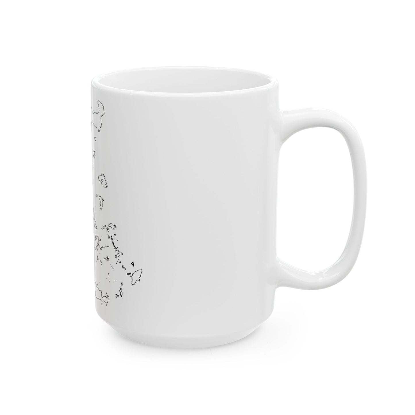 Greece-Flagmap (Greece) White Coffee Mug-Go Mug Yourself