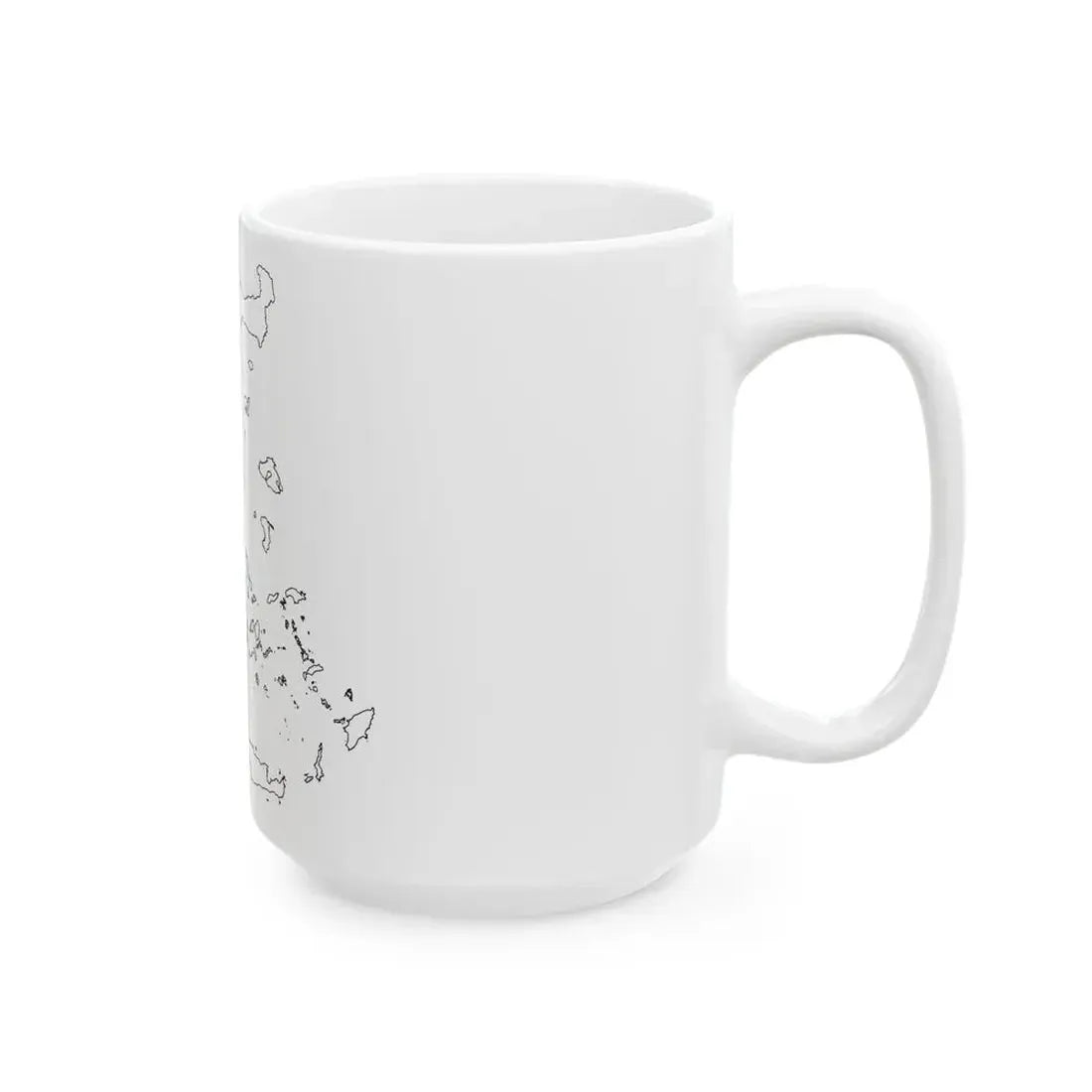 Greece-Flagmap (Greece) White Coffee Mug - Go Mug Yourself