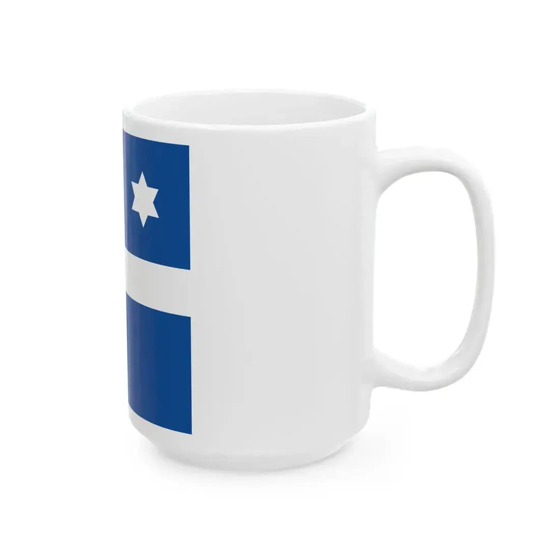 Greek Navy Vice Admiral Flag (Greece) White Coffee Mug - Go Mug Yourself