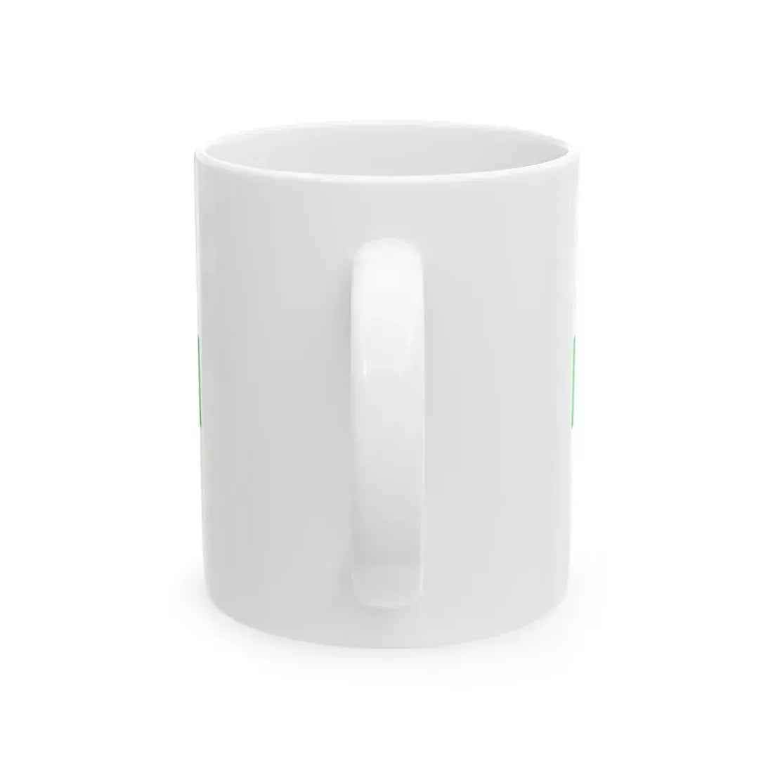 Green Cross flag of Florida (United States) White Coffee Mug - Go Mug Yourself