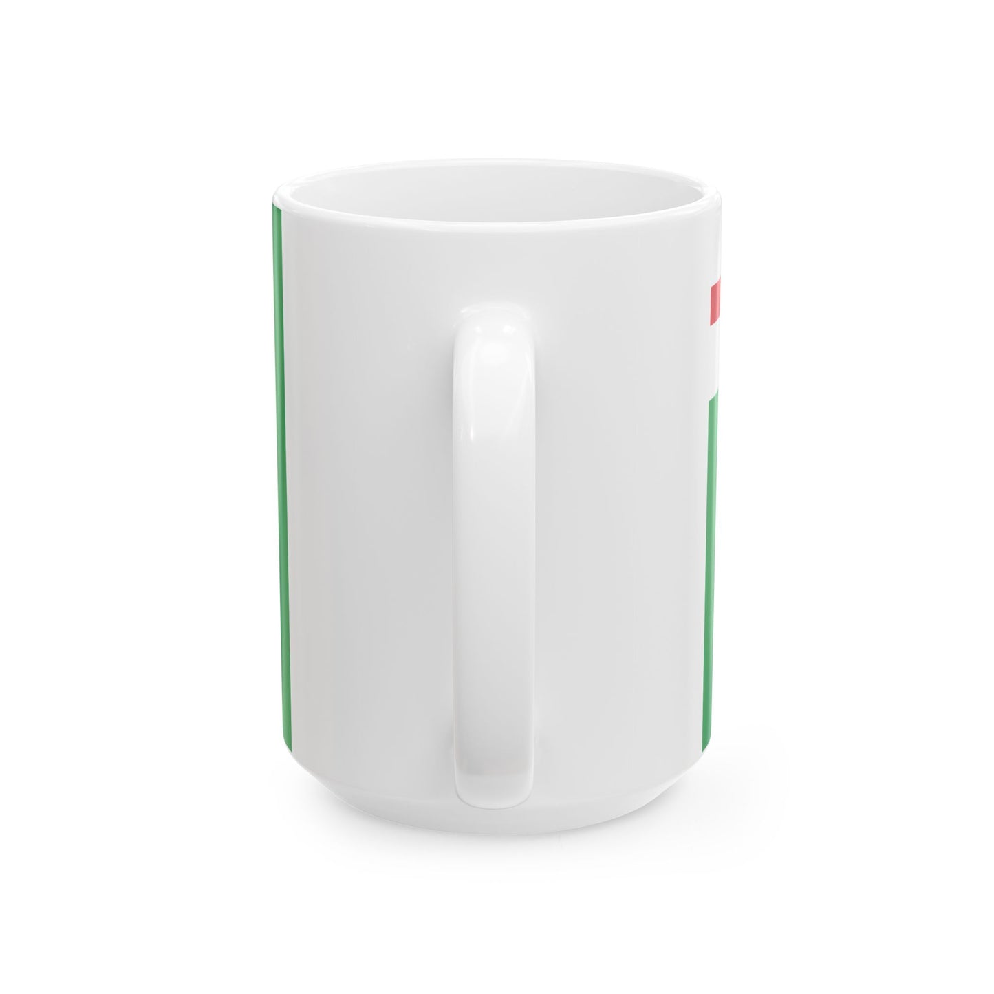 Green Ensign 1701 (Ireland) White Coffee Mug-Go Mug Yourself