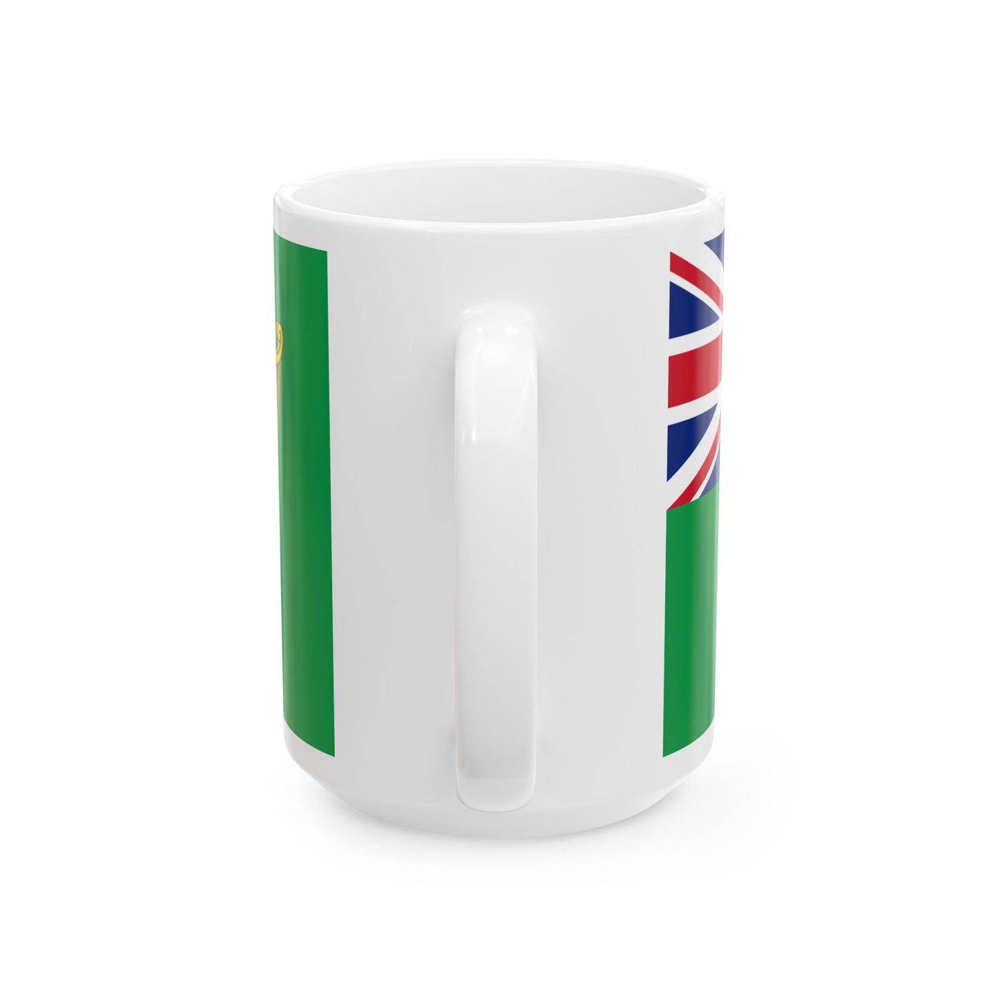 Green Ensign (Ireland) White Coffee Mug-Go Mug Yourself