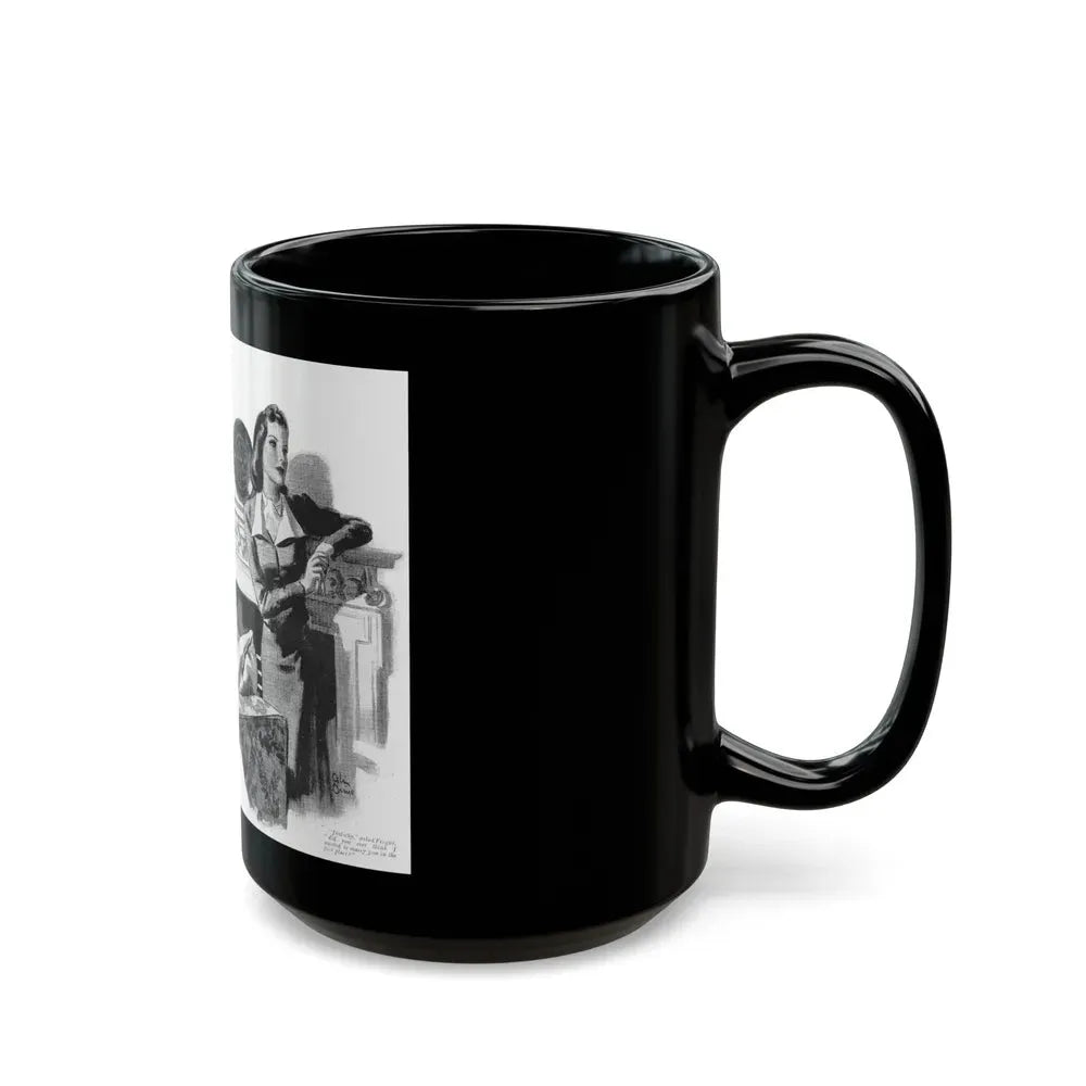 Green Fingers, Woman and Home (British), September 1943 - Black Coffee Mug - Go Mug Yourself