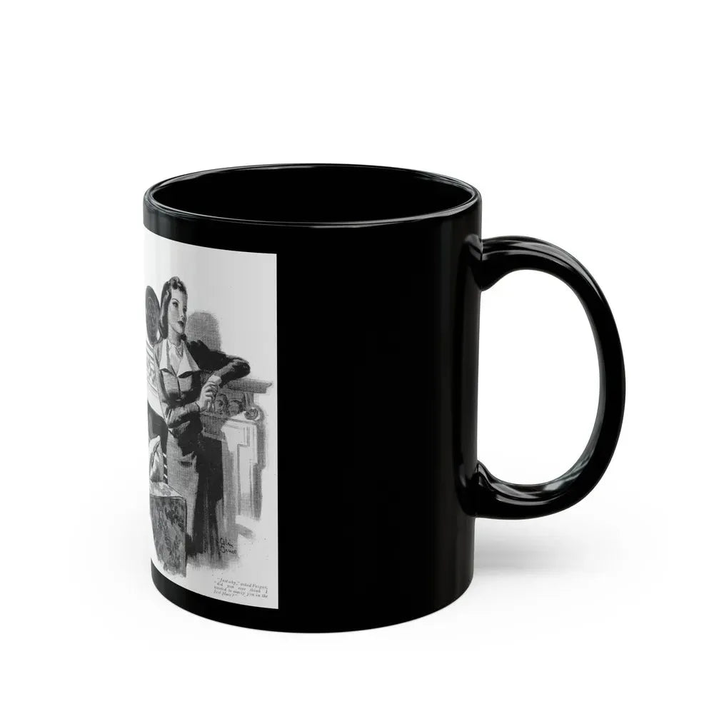 Green Fingers, Woman and Home (British), September 1943 - Black Coffee Mug - Go Mug Yourself