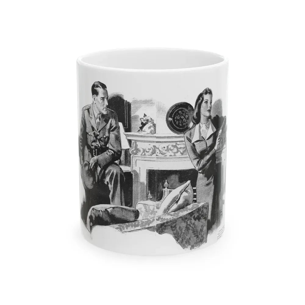 Green Fingers, Woman and Home (British), September 1943 - White Coffee Mug 11oz - Go Mug Yourself