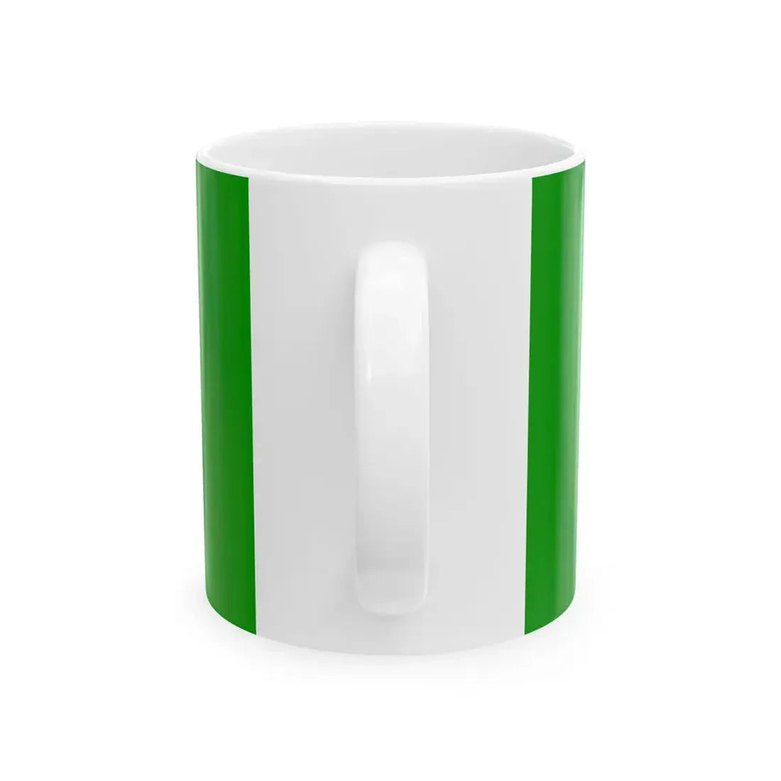 Green Flag of Canada (Canada) White Coffee Mug - Go Mug Yourself