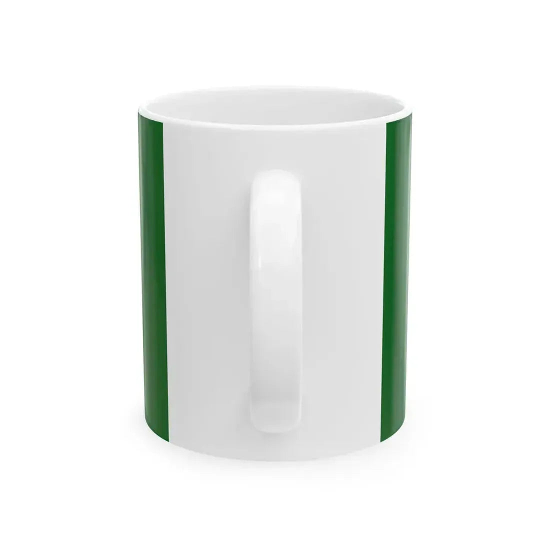 Green flag of Ireland (Ireland) White Coffee Mug - Go Mug Yourself
