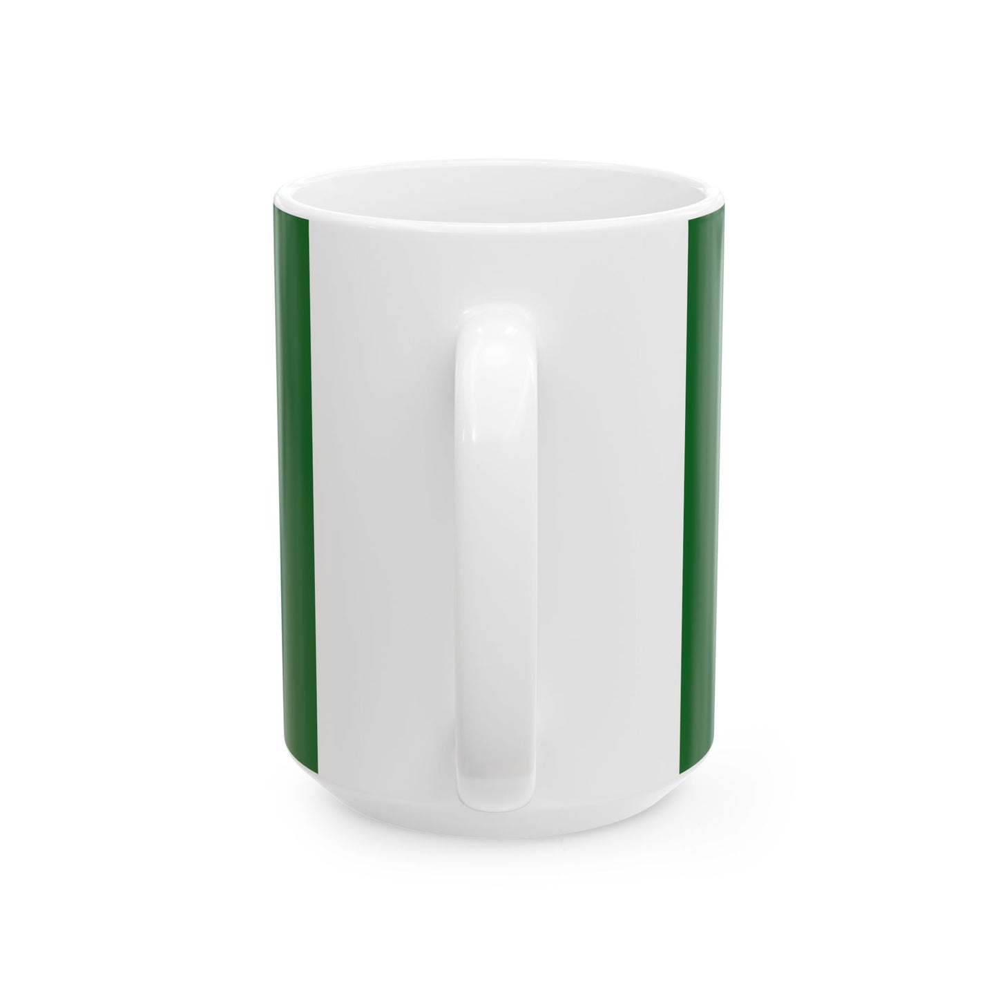 Green flag of Ireland (Ireland) White Coffee Mug-Go Mug Yourself