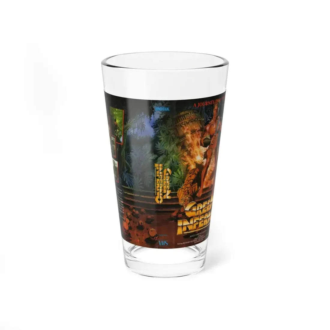 GREEN INFERNO (VHS COVER) Pint Glass 16oz 16oz - Go Mug Yourself