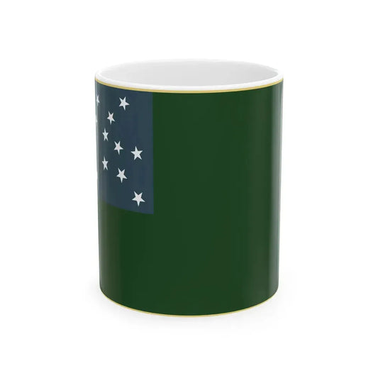 Green Mountain Boys flag (United States) White Coffee Mug 11oz - Go Mug Yourself