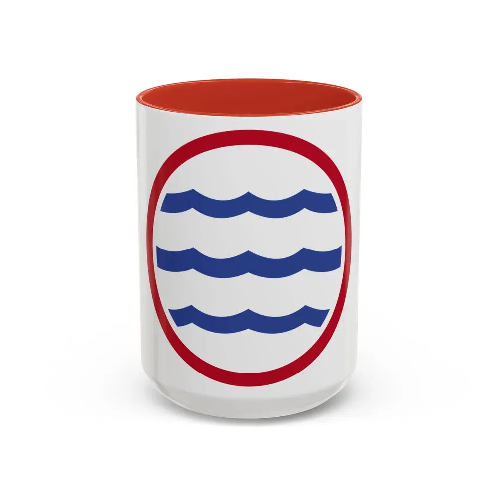 Greenland Base Command (U.S. Army) Accent Coffee Mug 15oz Red - Go Mug Yourself