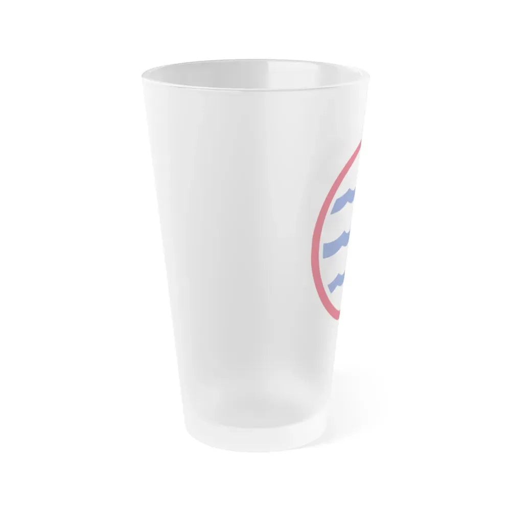Greenland Base Command (U.S. Army) Frosted Pint Glass 16oz - Go Mug Yourself