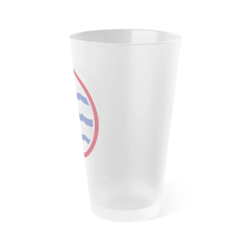 Greenland Base Command (U.S. Army) Frosted Pint Glass 16oz - Go Mug Yourself