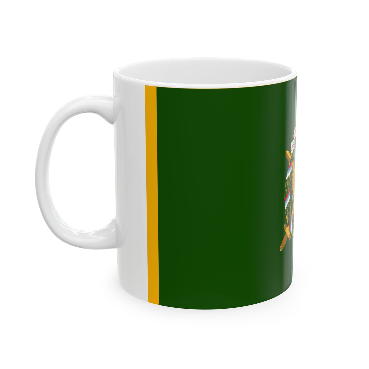Greens of Montenegro flag (Montenegro) White Coffee Mug-Go Mug Yourself