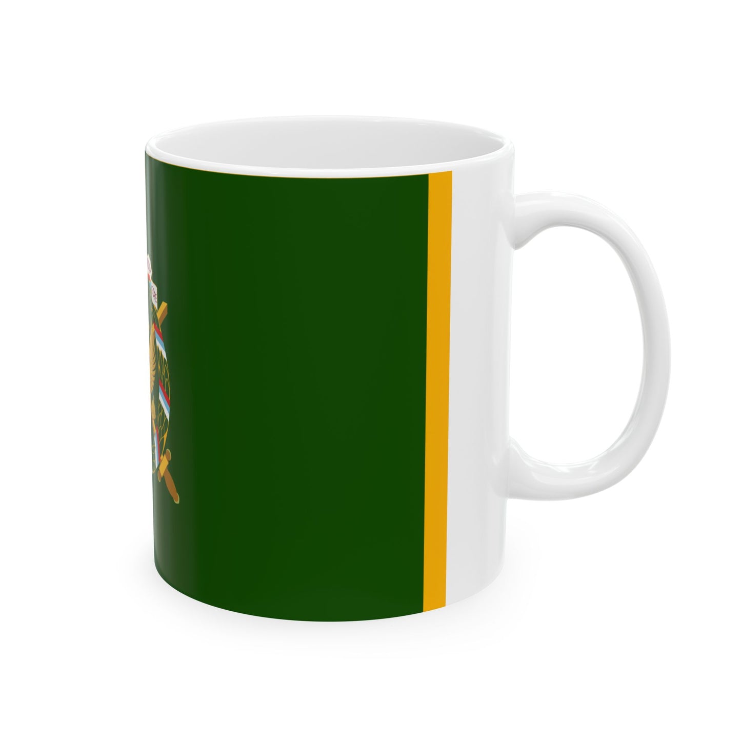 Greens of Montenegro flag (Montenegro) White Coffee Mug-Go Mug Yourself