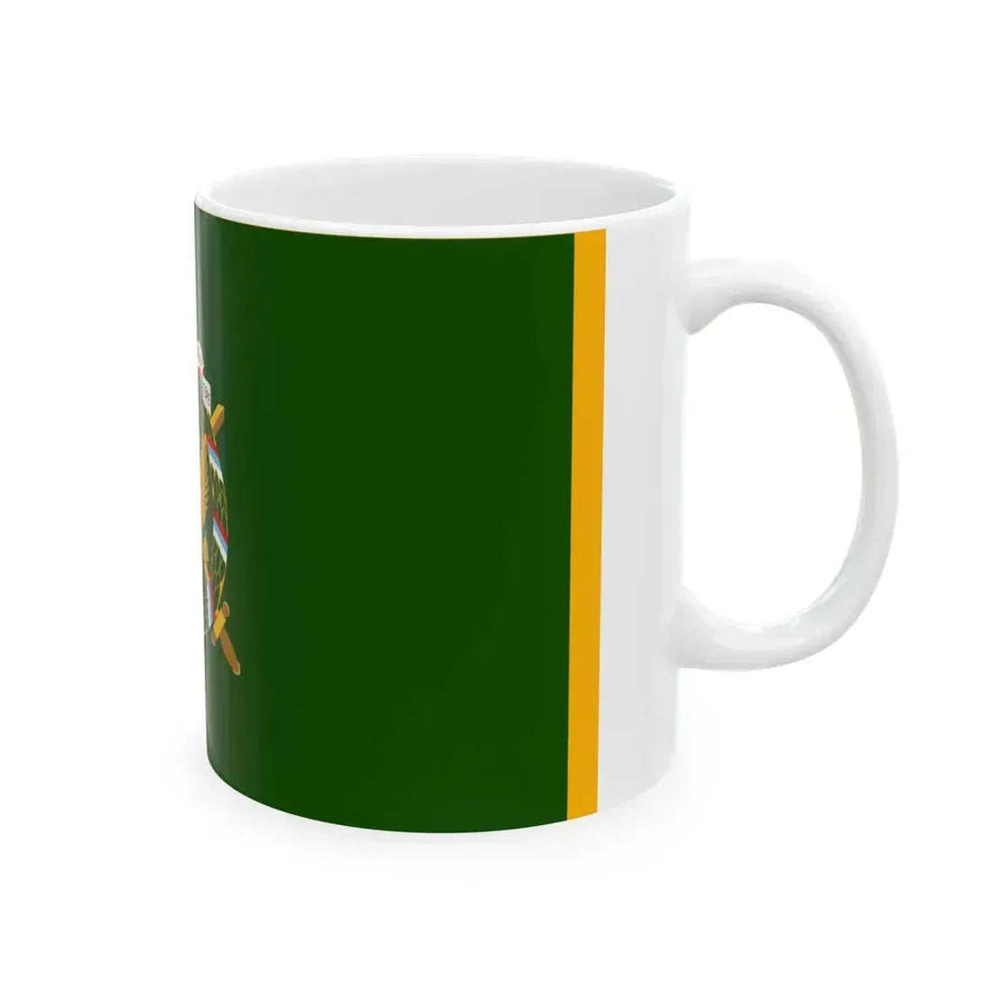 Greens of Montenegro flag (Montenegro) White Coffee Mug - Go Mug Yourself