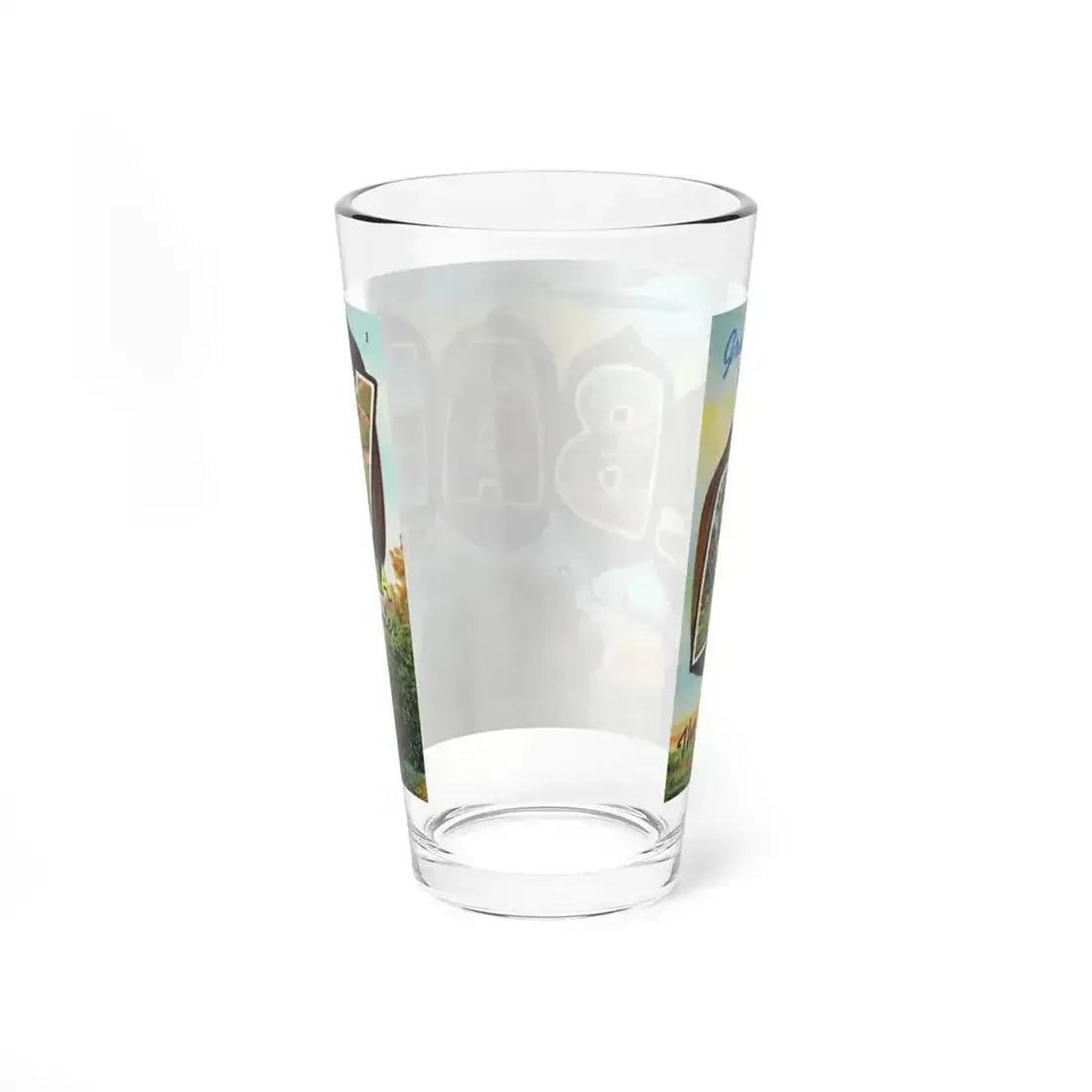 Greeting card from Albany Georgia (Greeting Postcards) Pint Glass 16oz - Go Mug Yourself