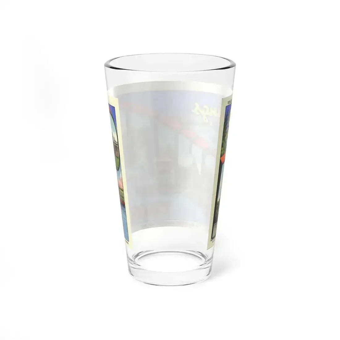 Greeting card from Ashland Wisconsin (Greeting Postcards) Pint Glass 16oz - Go Mug Yourself