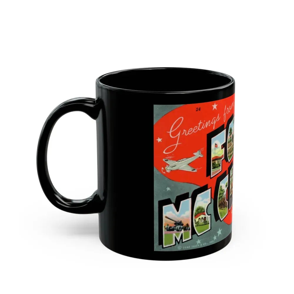 Greeting card from Fort McClellan Ala (Greeting Postcards) Black Coffee Mug - Go Mug Yourself