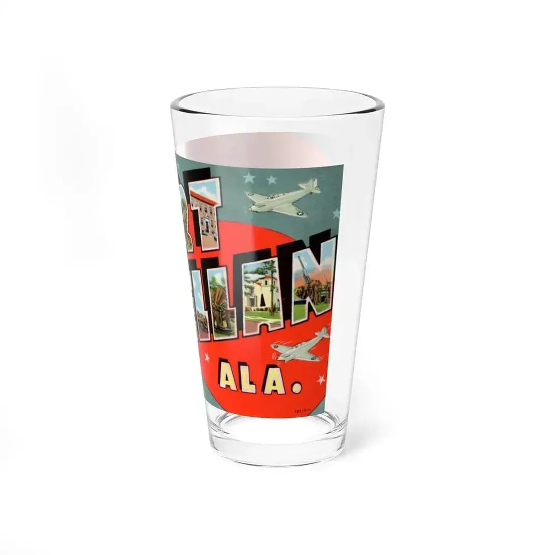 Greeting card from Fort McClellan Ala (Greeting Postcards) Pint Glass 16oz - Go Mug Yourself