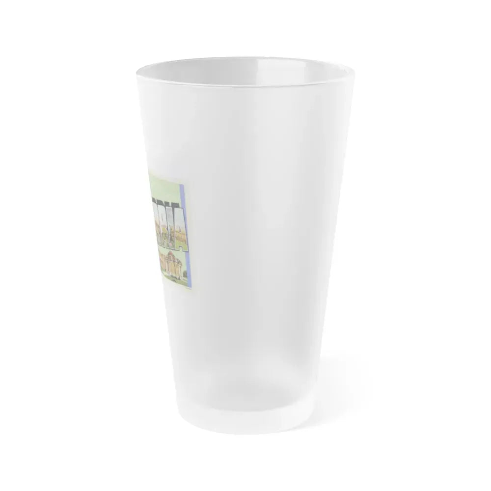 Greetings from Alexandria in the heart of Louisiana (Greeting Postcards) Frosted Pint Glass 16oz - Go Mug Yourself