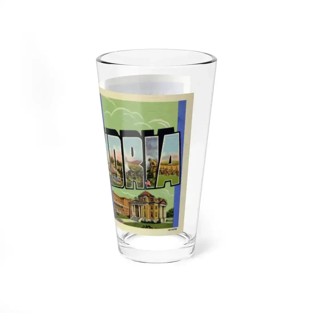 Greetings from Alexandria in the heart of Louisiana (Greeting Postcards) Pint Glass 16oz - Go Mug Yourself