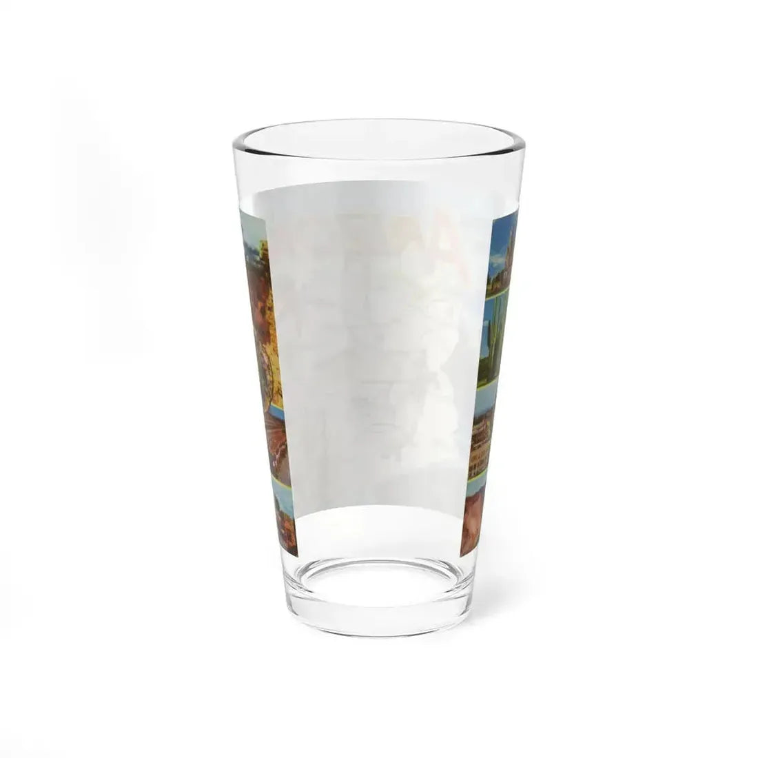 Greetings from Arizona (Greeting Postcards) Pint Glass 16oz - Go Mug Yourself