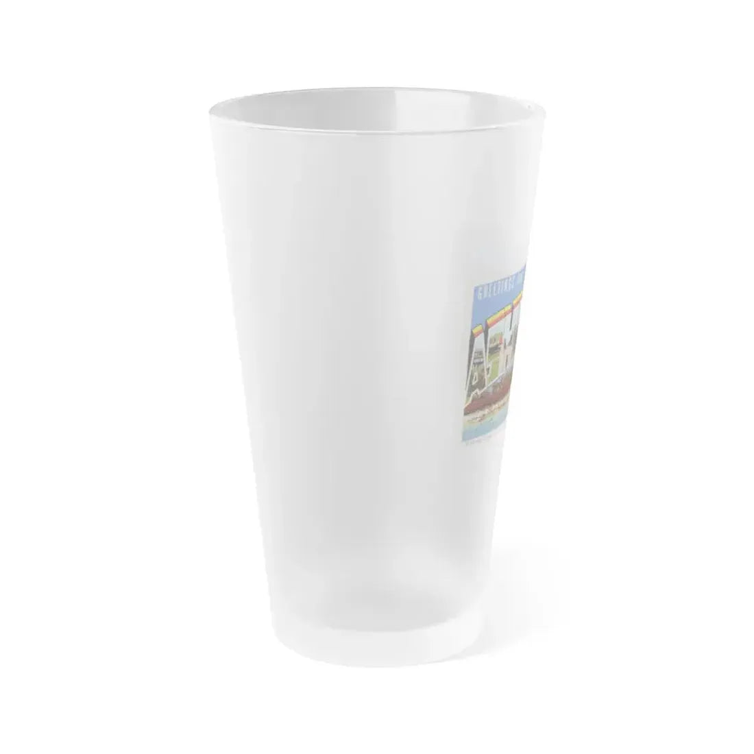 Greetings from Ashtabula Ohio (Greeting Postcards) Frosted Pint Glass 16oz - Go Mug Yourself