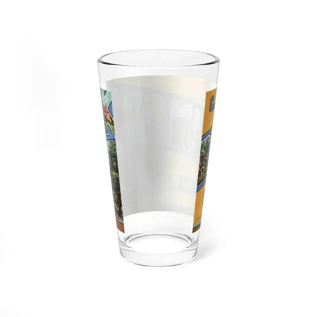 Greetings From Brunswick GA (Greeting Postcards) Pint Glass 16oz - Go Mug Yourself