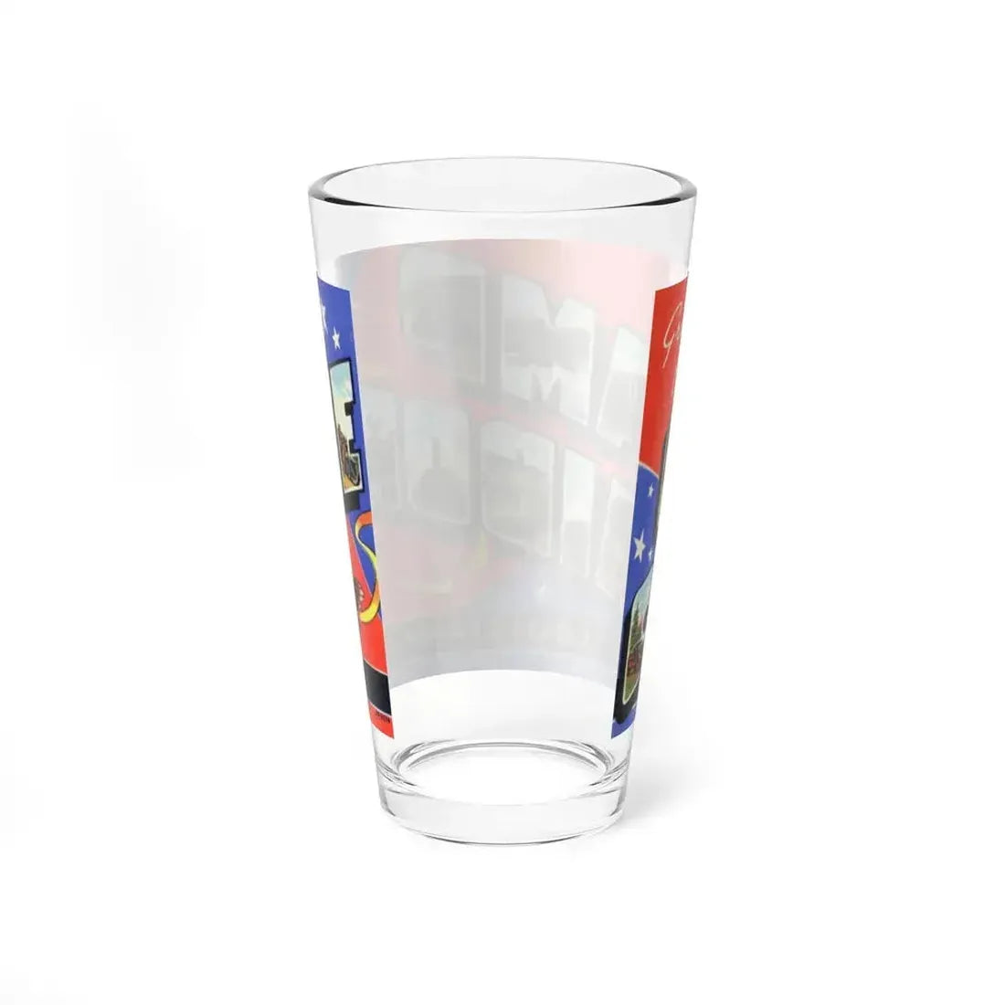 Greetings from Camp Claiborne Louisiana (Greeting Postcards) Pint Glass 16oz - Go Mug Yourself