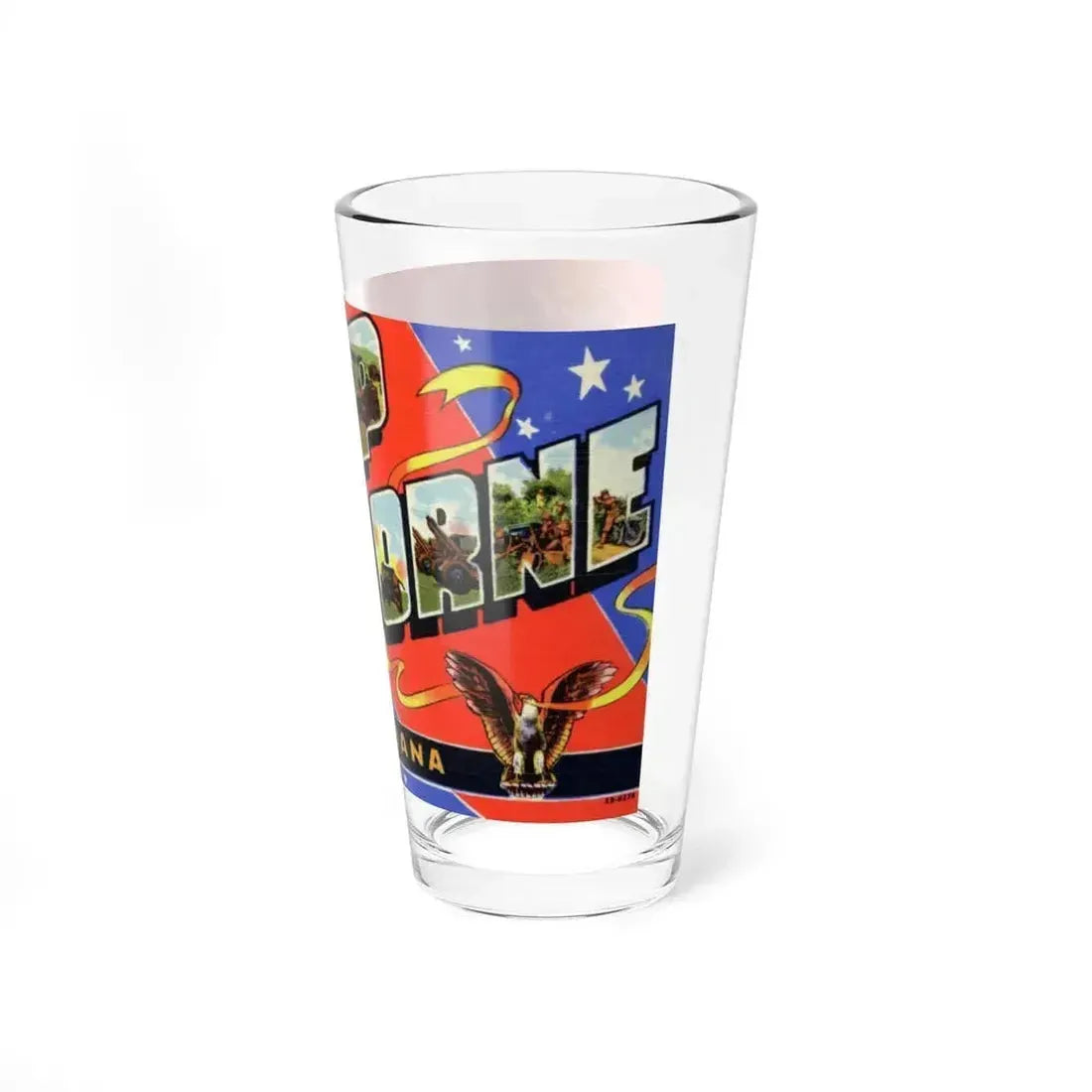 Greetings from Camp Claiborne Louisiana (Greeting Postcards) Pint Glass 16oz - Go Mug Yourself