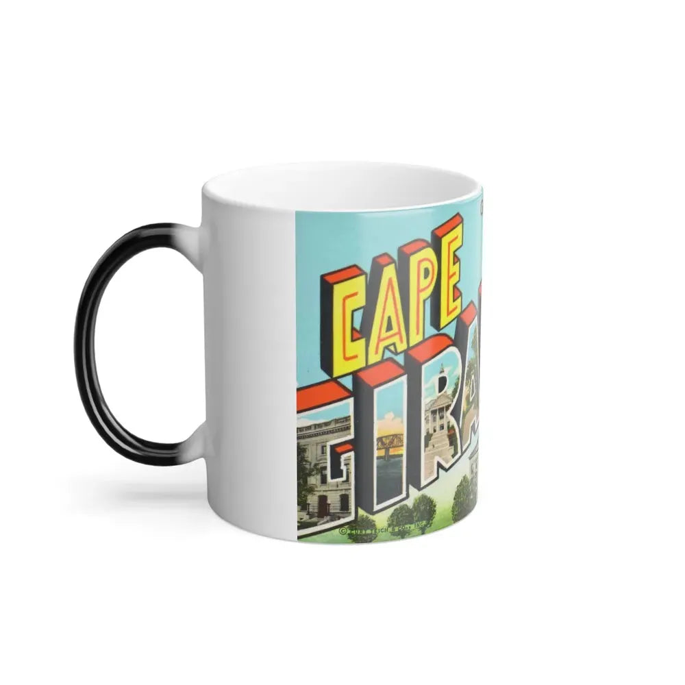 Greetings from Cape Girardeau Missouri (Greeting Postcards) Color Changing Mug 11oz - Go Mug Yourself