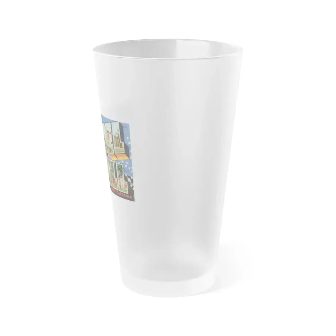 Greetings from Chapel Hill (Greeting Postcards) Frosted Pint Glass 16oz - Go Mug Yourself