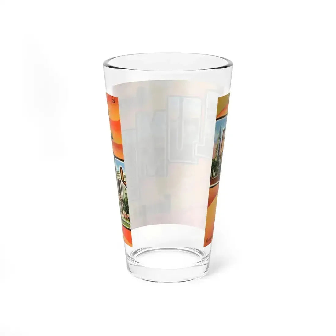 Greetings from Columbus Georgia (Greeting Postcards) Pint Glass 16oz - Go Mug Yourself
