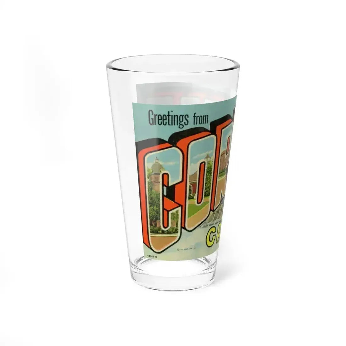 Greetings from Cordele GA (Greeting Postcards) Pint Glass 16oz - Go Mug Yourself