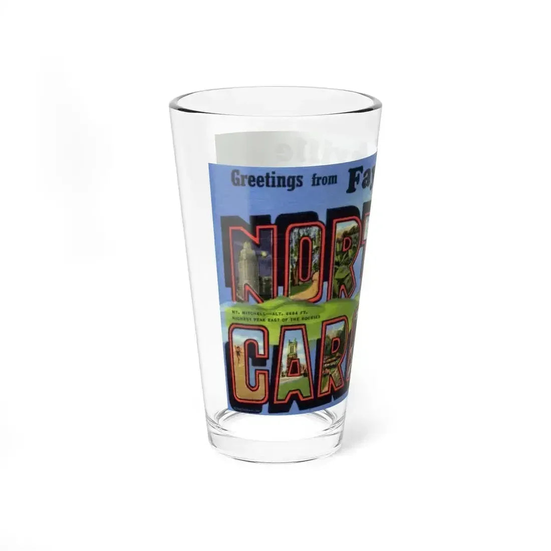 Greetings from Fayetteville North Carolina (Greeting Postcards) Pint Glass 16oz - Go Mug Yourself