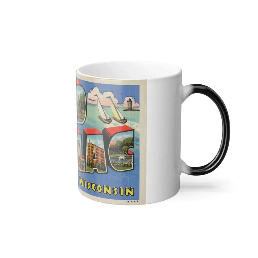 Greetings from Fond du Lac Wisconsin (Greeting Postcards) Color Changing Mug 11oz - Go Mug Yourself