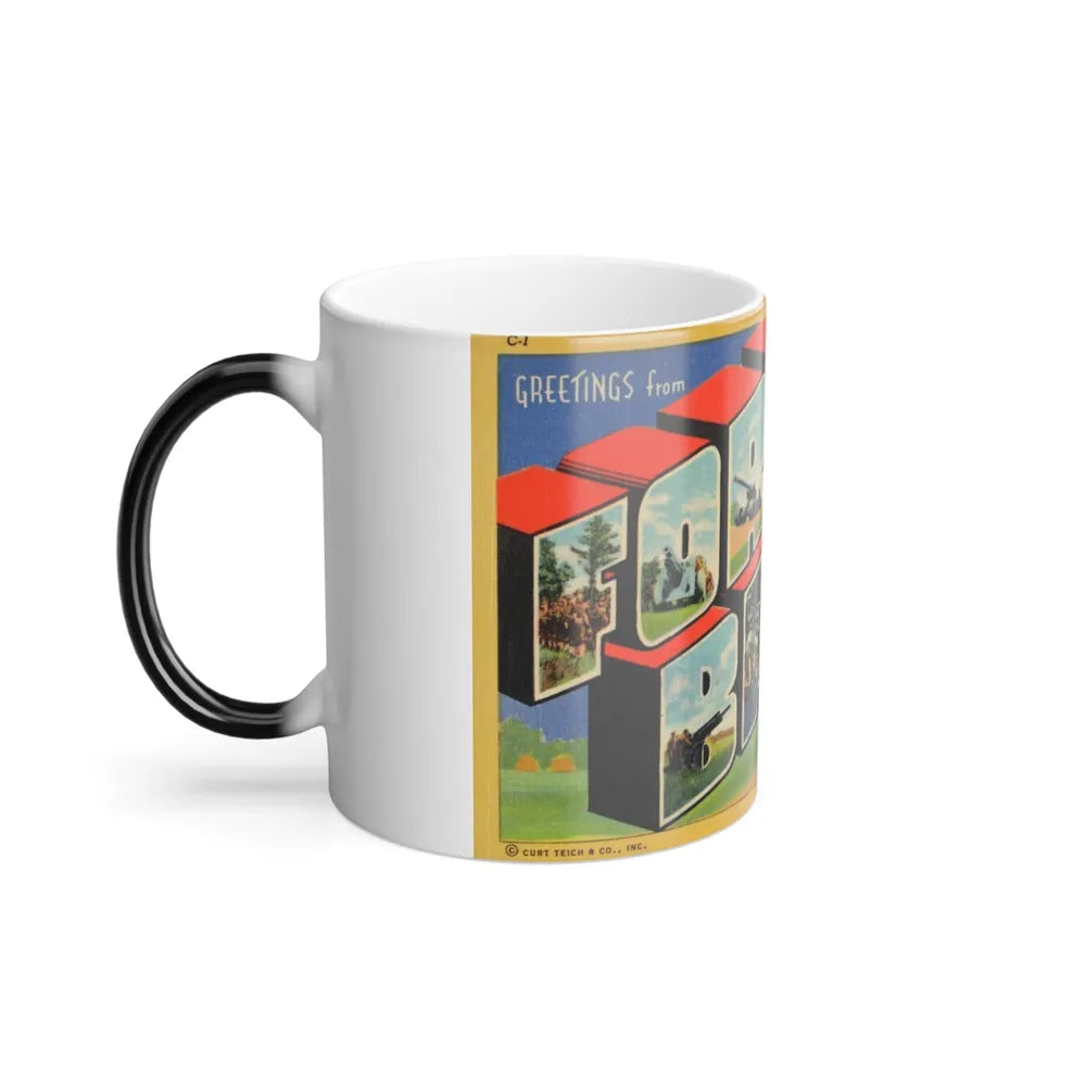 Greetings from Fort Bragg NC_1 (Greeting Postcards) Color Changing Mug 11oz-Go Mug Yourself