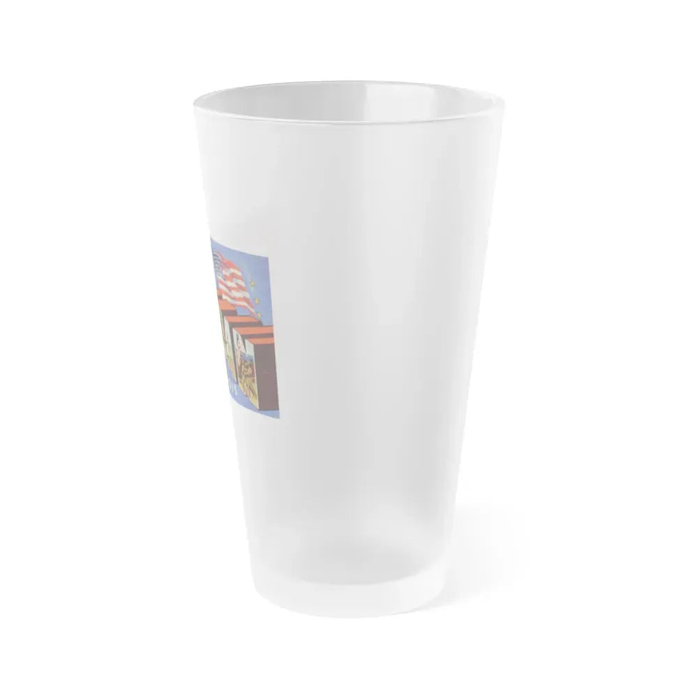 Greetings from Fort Sheridan Illinois (Greeting Postcards) Frosted Pint Glass 16oz - Go Mug Yourself