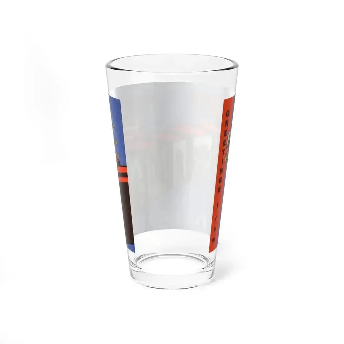 Greetings from Fort Sheridan Illinois (Greeting Postcards) Pint Glass 16oz - Go Mug Yourself