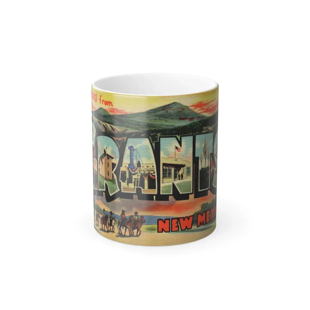Greetings from Grants New Mexico (Greeting Postcards) Color Changing Mug 11oz Default Title 11oz - Go Mug Yourself