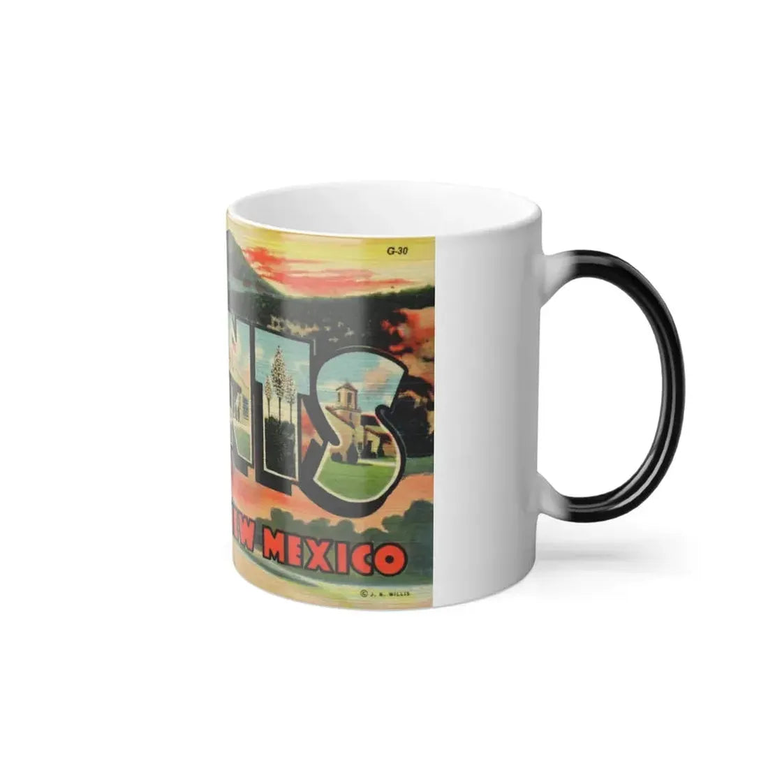 Greetings from Grants New Mexico (Greeting Postcards) Color Changing Mug 11oz - Go Mug Yourself