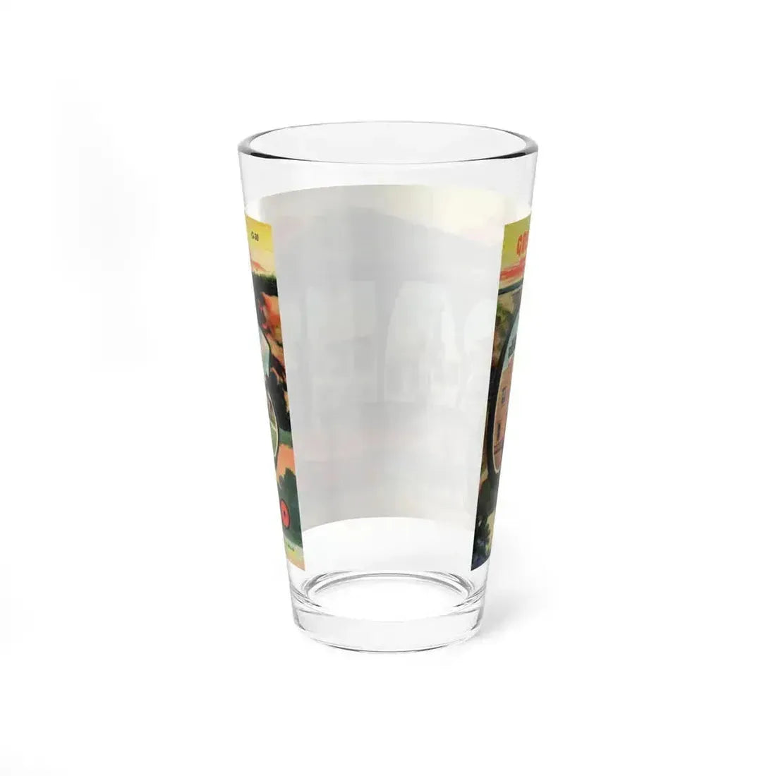 Greetings from Grants New Mexico (Greeting Postcards) Pint Glass 16oz - Go Mug Yourself