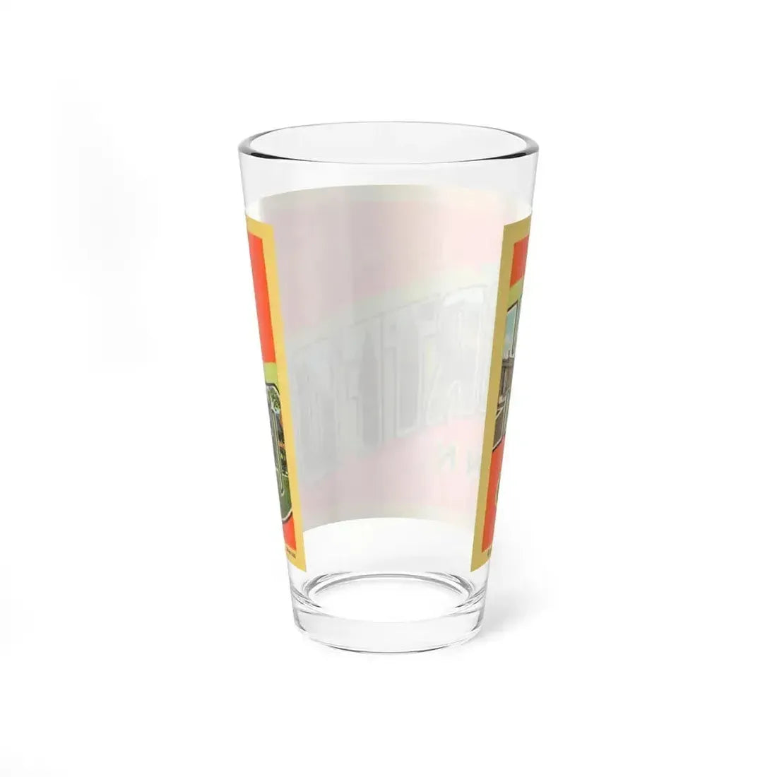 Greetings from Hartford Conn (Greeting Postcards) Pint Glass 16oz - Go Mug Yourself