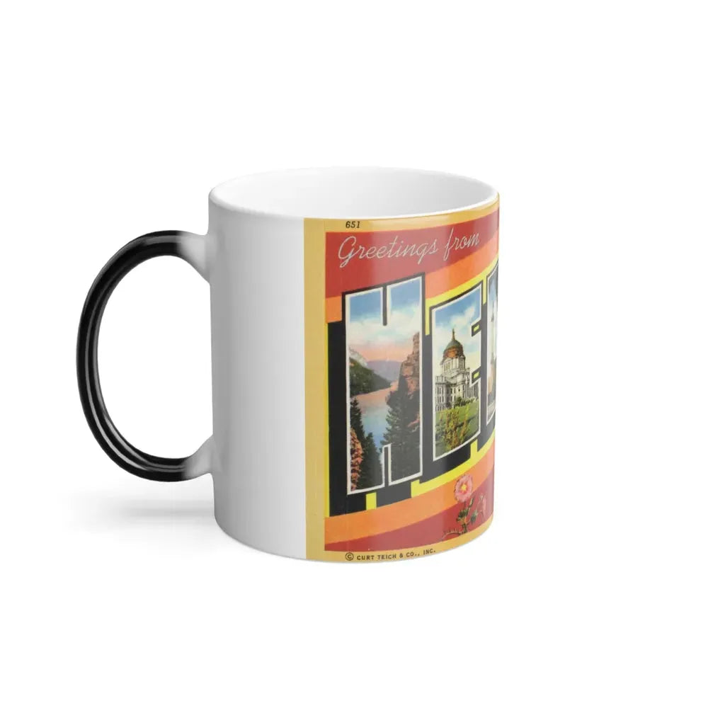 Greetings from Helena (Greeting Postcards) Color Changing Mug 11oz - Go Mug Yourself