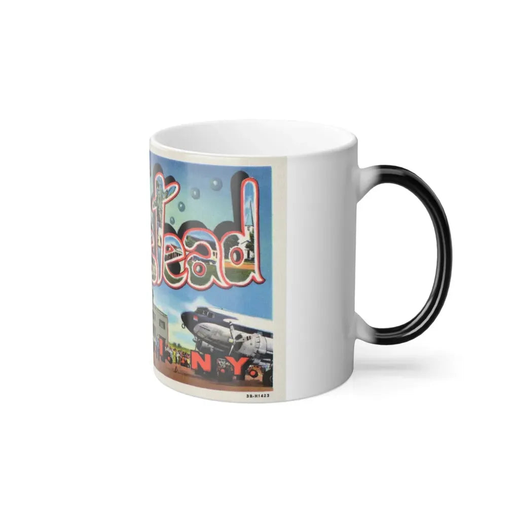 Greetings from Hempstead (Greeting Postcards) Color Changing Mug 11oz - Go Mug Yourself