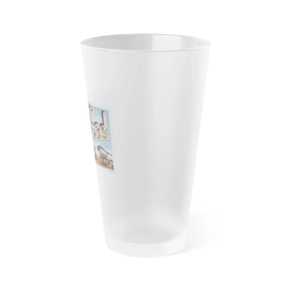 Greetings from Hempstead (Greeting Postcards) Frosted Pint Glass 16oz - Go Mug Yourself