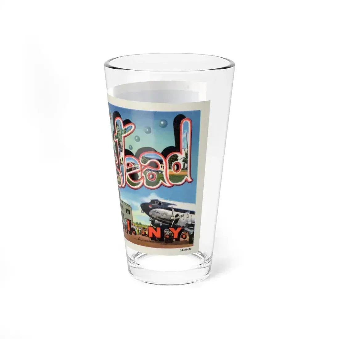 Greetings from Hempstead (Greeting Postcards) Pint Glass 16oz - Go Mug Yourself