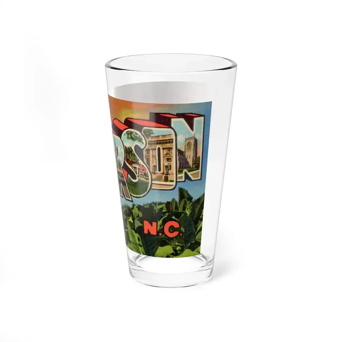 Greetings from Henderson N C (Greeting Postcards) Pint Glass 16oz - Go Mug Yourself