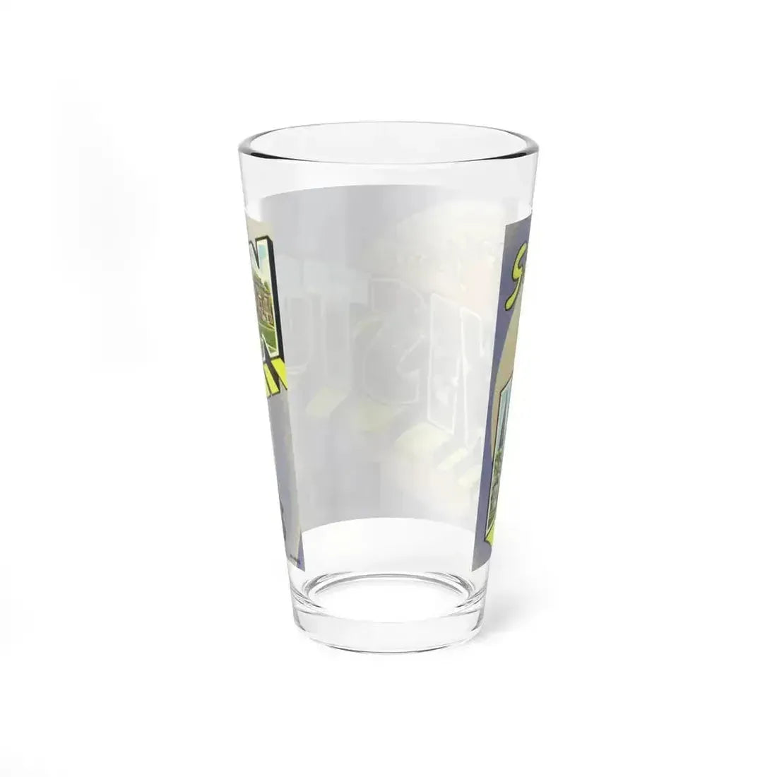 Greetings from Lewistown Illinois (Greeting Postcards) Pint Glass 16oz - Go Mug Yourself